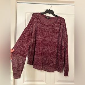 Vintage oversized Ellen Tracy red sweater